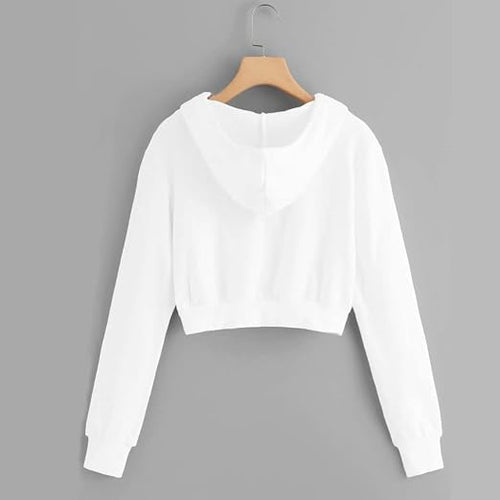 Example productCeboyel Zip Up Hoodies for Women Cropped Long Sleeve Sweatshirts Jackets Trendy Y2k Crop Tops Clothes 2023
